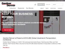 Tablet Screenshot of gardnerdenver.com